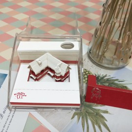 3D Memo Pad Christmas Cottage 2021